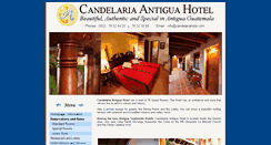 Desktop Screenshot of candelariahotel.com